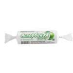 Аскорбин Ка форте, таблетки жевательные 10 шт черника