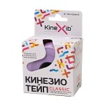 Бинт эластичный, Kinexib classic (Кинексиб классик) р. 5смх5м Кинезио-тейп лаванда (сиреневый)