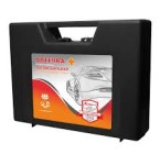 Аптечка первой помощи автомобильная, с применением медицинских изделий /54368/ пр мз №260н футляр