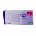 Кориол, таблетки 12.5 мг 30 шт