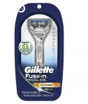 Станок для бритья, Gillette (Жиллет) Фьюжн пауэр проглайд сильвер с 1 сменной кассетой и элементом питания