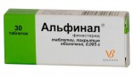 Альфинал, таблетки покрытые пленочной оболочкой 5 мг 30 шт